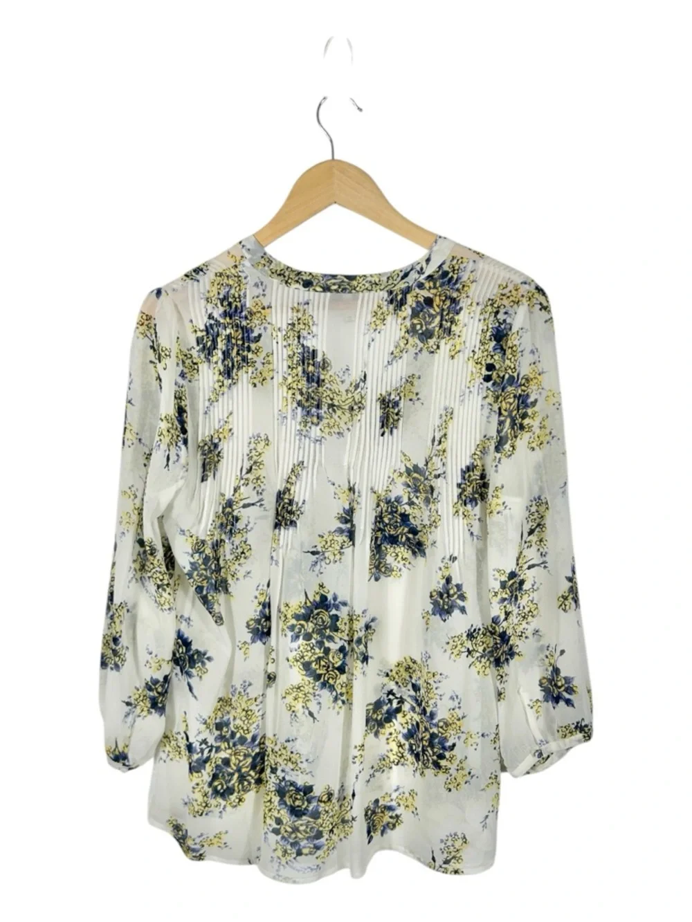 Joie Floral Print Boho V-Neck Silk Blouse Size‎ XS
